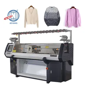 Wholesale Sale Dual Triple System Multi-Gauge Computerized Flat Sweaters Scarf Knitting Machine