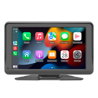 7.0 pouces écran tactile 150 degrés musique Portable GPS Navigation tactile LCD universel sans fil Carplay
