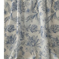 Fourniture directe d'usine Jacquard broderie tissu Floral coton Viscose pour vêtements robes Textiles de maison Table vêtements non tissé