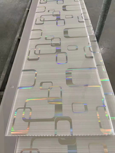 Độ bóng cao rắn màu PVC Tấm trần không thấm nước dập nóng dễ dàng-làm sạch cho trần nhà bếp - Product Image 3