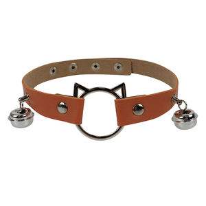 Popular <span class=keywords><strong>Sexy</strong></span> Punk cuero gargantilla <span class=keywords><strong>Collar</strong></span> para mujer lindo hueco gato <span class=keywords><strong>Collar</strong></span> con diseño creativo accesorio de moda - Product Image 6