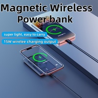 OEM/ODM Banque de puissance magnétique sans fil 5000mAh adaptée aux sacs à main Sortie sans fil 15W