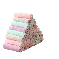 Serviette de cuisine personnalisée du fabricant, tissage de gaufres, microfibre, chiffon de nettoyage
