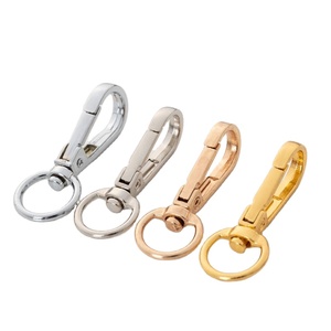 Aksesoris Perhiasan DIY Gantungan Kunci Tas Tangan Tas Koper Perlengkapan Keras Klip Anjing 5-cakar Gesper Pelat Kecil Kunci Hook-and-loop - Product Image 2