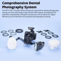 Kit Flash Macro Dentaire Godox MF12-DK1 MF12, Système TTL avec Contrôle Sans Fil 2.4 GHz pour Sony A6400 A74 A7R5 ZV-E10