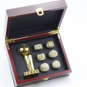 حلقات الأبطال الرياضية المخصصة لتقليد لينغهو 6 شباب كرة السلة مع الكأس الذهبية - Product Image 5