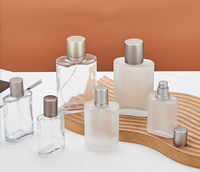 Botol Semprot Parfum Isi Ulang 30ml/50ml/100ml dari Kaca dengan Pompa Kabut Halus, Tutup Logam, Sablon & Pencetakan Stempel Emas Jiangsu