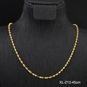 สร้อยคอทอง 24K ชุบทองแดงแบบปรับแต่งได้สำหรับผู้หญิง สไตล์ทันสมัย ประดับเพชรแบบหนามเตย สำหรับผู้ชายสไตล์ฮิปฮอป จาก Jxx Supply - Product Image 5