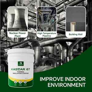 KASTAR 67 Rivestimento Liquido Impermeabile Inodore Antibatterico Termoisolante <span class=keywords><strong>per</strong></span> Applicazione a Spruzzo su Pareti - Product Image 3