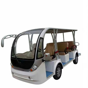 Bus électrique touristique moderne 72V 7,5 kW à moteur AC, avec batteries au plomb-acide, pour 14 passagers - Product Image 1