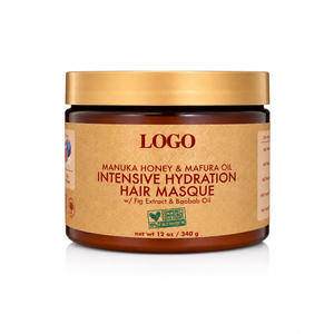Mascarilla Capilar de Hidratación Intensiva con Miel de Manuka y Aceite de Mafura, Acondicionador Profundo para Cabello Rizado, Dañado y Extra Seco - Product Image 1