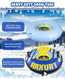 ODM 420D nylon Winter Sport <b>Snow</b> Tube Slide Heavy Duty Winter Inflatable <b>Sled</b> Go Sports Kids Adults Durable Cold Proof Material - Product Image 3