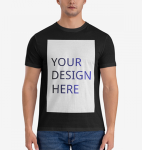 Camiseta Casual para Hombre, 100% Algodón, Estampado Personalizado, Manga Corta, Cuello Redondo, Corte Regular, Tallas Grandes - Product Image 2