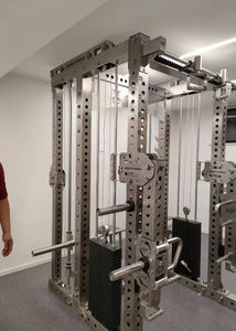 ステンレス製商用ジムオールインワン多機能ケーブルクロスフィットネストレーナー機械ウェイトスタック移動可能アームステーション - Product Image 4