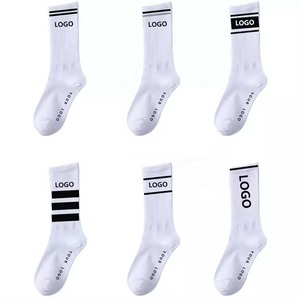 Calcetines Deportivos Personalizados al por Mayor con Logotipo OEM para <span class=keywords><strong>Hombre</strong></span>, MOQ Bajo, Calcetines Deportivos Juveniles de <span class=keywords><strong>Tenis</strong></span> y Ciclismo Tejidos con Logotipo en la Parte Inferior - Product Image 1