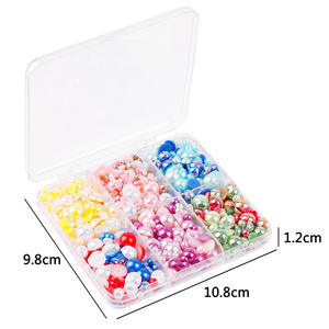 Boîte transfrontalière perle synthétique résine strass coupe brillante 10mm accessoires pour ongles bricolage matériaux faits à la main épingle à cheveux en vrac - Product Image 5