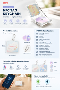 พวงกุญแจอัลบั้มซีดี NFC ขนาดเล็กสำหรับโปรโมท <span class=keywords><strong>Spotify</strong></span> Playlist พร้อมงานศิลปะแบบกำหนดเอง - Product Image 2