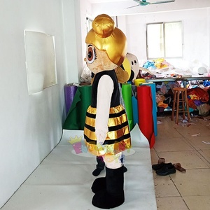 Disfraz de Mascota de niña rubia de <span class=keywords><strong>dibujos</strong></span> <span class=keywords><strong>animados</strong></span> lindo personalizado personaje adulto actividad fiesta juego mascota disfraz a la venta - Product Image 2