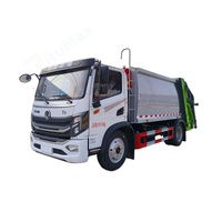 Meilleur prix pour camion compacteur à moteur diesel Dongfeng pour la logistique portuaire, la gestion et l'élimination des déchets, la gestion des déchets industriels