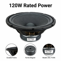 Haut-parleur PA professionnel 10 pouces 120W AES, bobine vocale 35mm, aimant 120mm, système audio pour musique d'ambiance en salle de réunion, vente en gros