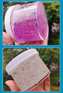 โฟมมิ่งสไลม์, กาแล็กซี่ดรีมคริสตัลเคลย์, กาวฟองสบู่ไล่เฉดสีแบบสาวหวาน, ดินน้ำมันคลายเครียดแบบนางฟ้า - Product Image 3