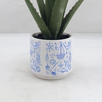 Natürliche Neuheiten Hochrealistische Immergrüne Künstliche Aloe Vera Pflanze für Innenräume Hochzeitsdekoration Umweltfreundlich