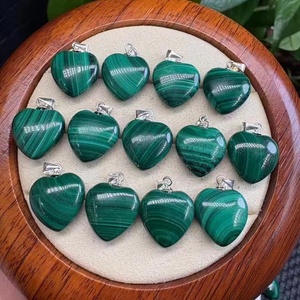 Pierres de guérison spirituelle, malachite naturelle, pendentif en argent sterling 925 en forme de cœur, <span class=keywords><strong>pour</strong></span> lutter contre <span class=keywords><strong>le</strong></span> <span class=keywords><strong>stress</strong></span> <span class=keywords><strong>et</strong></span> <span class=keywords><strong>l</strong></span>'<span class=keywords><strong>anxiété</strong></span> - Product Image 4