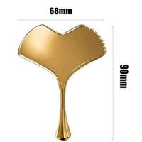 Outil de soins de la peau Beauté du visage Guasha Board Logo personnalisé Massage des yeux Rouleau en métal V Line Lifting du visage Gua Sha Acier inoxydable