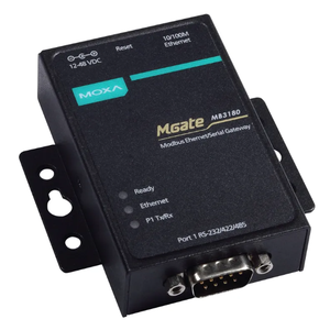 Nuevo Gateway Industrial Modbus M O X a MGate MB3180, Conversor de 1 Canal de RS485 Serial a Ethernet - Product Image 1