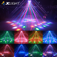 Equipo de DJ Led 12PCs * 10W Rgbw Dazzle Shadow Cross Disco Dj Stage Luz móvil para club nocturno