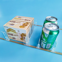 Séparateurs d'étagères en acrylique transparent personnalisés, séparateurs d'étagères en acrylique pour livres, pour les conserves