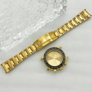 Boîtier de montre multifonction en acier inoxydable noir, or rose et argent, 39 mm, avec verre saphir, pièces en céramique, <span class=keywords><strong>cadran</strong></span> de 29,5 mm, mouvement VK63A - Product Image 3