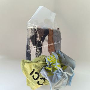 Trapos de Limpieza de Algodón de Primera Calidad, 10 kg, Trapos de Camiseta Reciclados de Colores, Trapos Industriales para Limpieza - Product Image 1