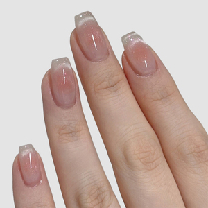 Venta al por mayor 30PCs Set Short Square Press on Nails High Quality ABS Ecológico Sweet Nail Art Nails Press on - Product Image 5