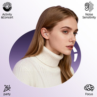 Bouchons d'oreilles pour musiciens, réduction du bruit, OEM, noirs électroplaqués, pour dormir, anti-bruit, pour la musique