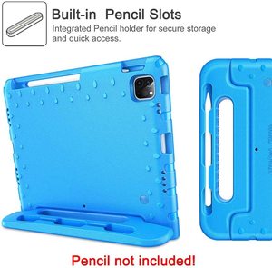 Funda HGD para Niños para <span class=keywords><strong>iPad</strong></span> <span class=keywords><strong>Pro</strong></span> <span class=keywords><strong>12.9</strong></span> <span class=keywords><strong>2021</strong></span> o 2020 o 2018, Funda Ligera Ultra Delgada con Soporte, Antigolpes, con Asa - Product Image 3
