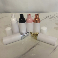 Hengjian 100ml 60ml 30ml vide bouteille de pompe moussante en plastique blanc mat givré bouteilles de distributeur de mousse de nettoyant pour le visage cosmétique