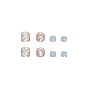 Beau Fly 24pcs <span class=keywords><strong>Faux</strong></span> <span class=keywords><strong>Ongles</strong></span> D'orteil Pieds Artificiels <span class=keywords><strong>Ongles</strong></span> Couverture Complète Bout Carré Presse Sur <span class=keywords><strong>Ongles</strong></span> Avec De La Colle - Product Image 5