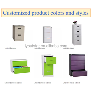 Moderne 4-Lades Stalen Archiefkast Op Maat Metalen Laden Voor Kantoor Opslag Bureau Wit Opvouwbaar-Voor Slaapkamer Thuis Kantoor Buiten - Product Image 5