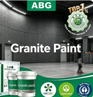 Peinture anti-âge à base de pierre naturelle, texture granit, pour la rénovation des façades de bâtiments de grande hauteur, hydrofuge