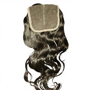 Extensiones de Cabello Natural Ondulado Virgen Indio 4x4 con Cierre de Encaje HD para Mujer, 28 g - Product Image 1
