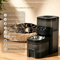 Fontaine à eau intelligente 7L pour animaux de compagnie, double seau séparé, filtration intégrée, faible niveau sonore, ultra silencieuse