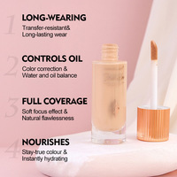 Crème CC liquide de haute qualité, correcteur et fond de teint contouring, hydratant, longue tenue, contrôle du sébum, pour tous types de peaux
