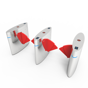 QR kodu RFID kart parmak izi kanatlı geçiş kapısı güvenlik erişim kontrolü kapak bariyeri - Product Image 1