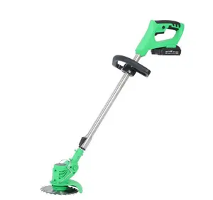 Portable Cordless Mower With Wheels Small Household Handheld Mower Charging Hoe Grass Artifact Electric Hedge Trimmer