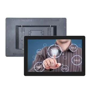 Ip65 impermeabile capacitivo Touch industriale tutto IN un Pc grande Touchscreen lcd chiosco Monitor Open Frame Display marino Industri