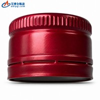 Capsules ROPP 28 mm et couvercles en aluminium à visser pour bouteilles de vin et de bière, ouverture facile, vente en gros au prix d'usine