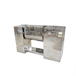 Automatic High Capacity Trough Mixer Pneumatic Discharge Blender for Chemical Building Material Powder Mixing Stainless Steel - Product Image 1