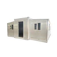Livraison Gratuite - Nouvelle Maison Conteneur Mobile Préfabriquée avec Salle de Bain et Cuisine, Maisons Conteneurs Extensibles, Tiny House à Trois Chambres pour Centre Commercial et Hôtel