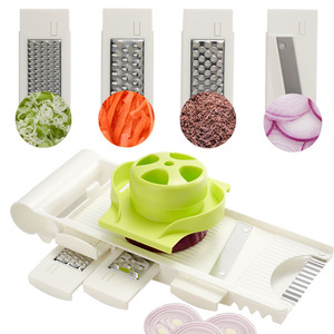 Cortador de Verduras Manual de 5 Cuchillas, Rebanador de Verduras, Mandolina - Product Image 3